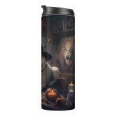 秋田かぼちゃハロウィーン怖 タンブラー (回転右)