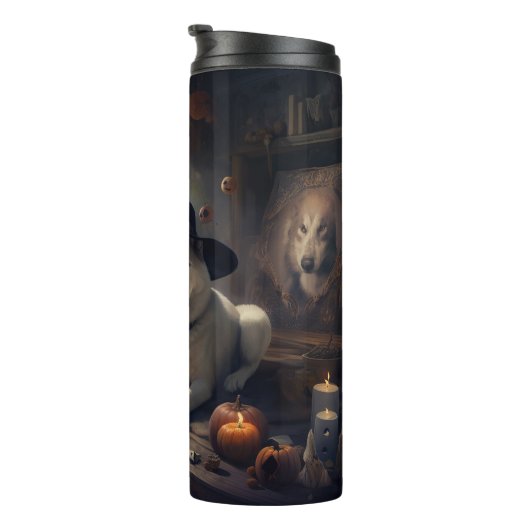 秋田かぼちゃハロウィーン怖 タンブラー (回転右)