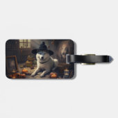 秋田かぼちゃハロウィーン怖 ラゲッジタグ (裏面横)