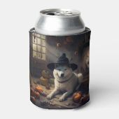 秋田かぼちゃハロウィーン怖 缶クーラー (缶正面)