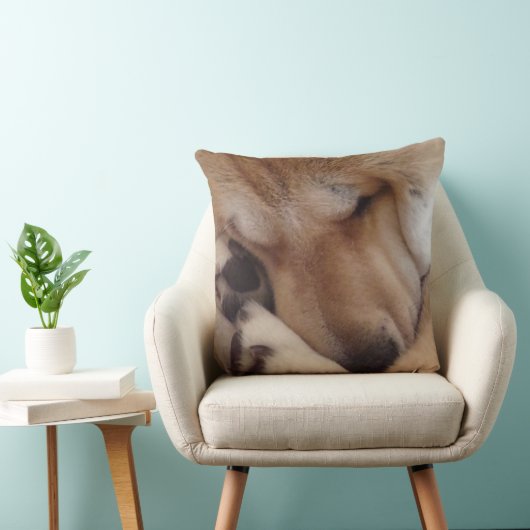 秋田かわいい犬の眠った抱きしめる足のオリジナルの写真 クッション (椅子)