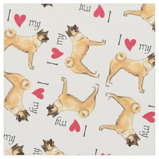 秋田が大好き ファブリック (クローズアップ)