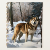 秋田が雪のクリスマスを過ごす プランナー手帳 (正面)