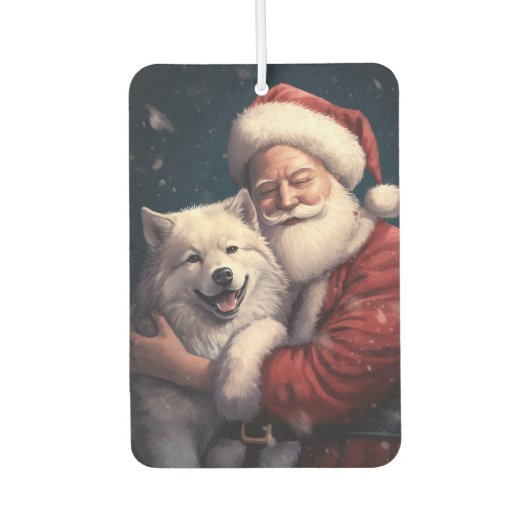 秋田とサンタクロースフェスティバルクリスマス カーエアーフレッシュナー (正面)