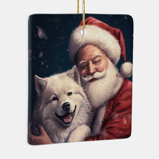 秋田とサンタクロースフェスティバルクリスマス セラミックオーナメント (右)