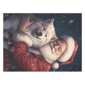 秋田とサンタクロースフェスティバルクリスマス テーブルクロス (正面(横))