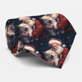 秋田とサンタクロースフェスティバルクリスマス ネクタイ (ロール)