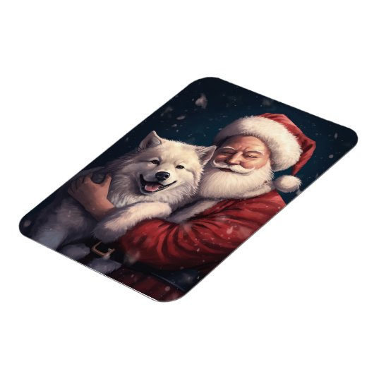 秋田とサンタクロースフェスティバルクリスマス マグネット (左側)