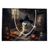 秋田のかぼちゃ ハロウィーン スケアリー ラージペーパーバッグ (裏面)