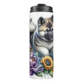 秋田のやさしいフローラ タンブラー (正面)