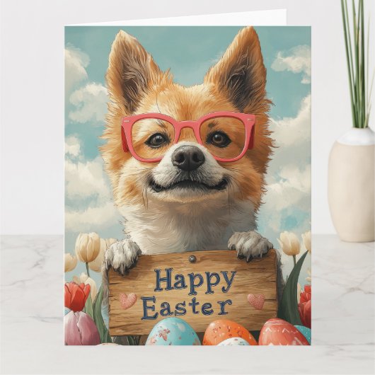 秋田のイースターエッグ カード (正面)