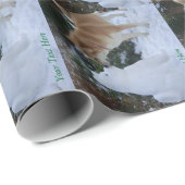 秋田のキスをするな雪だるまの秋田のかわいい写真 ラッピングペーパー (ロールコーナー)