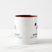 秋田のクリスマスのマグ ツートーンマグカップ (中央)