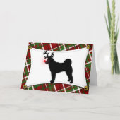 秋田のトナカイのクリスマスカード シーズンカード (正面)