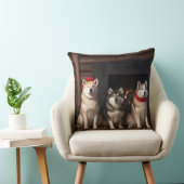 秋田の暖炉クリスマス クッション (椅子)