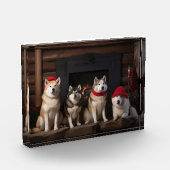 秋田の暖炉クリスマス フォトブロック (左)