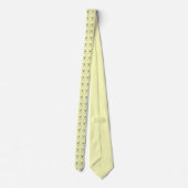 秋田の笑顔おもしろい犬の写真 ネクタイ (裏面)