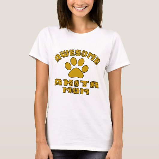 秋田の素晴らしいお母さん Tシャツ (正面)