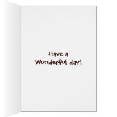 秋田やる気を起こさせるのおもしろい笑顔の犬と文字 (内側 (右))