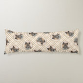 秋田アメリ日本のカのイ絵を描ヌセーブルの犬芸 ボディピロー (正面)