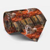 秋田イン紅葉秋 ネクタイ (ロール)