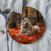 秋田イン紅葉秋 缶バッジ (インサイチュ)