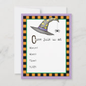 秋田ウィッチ招待状 (裏面)