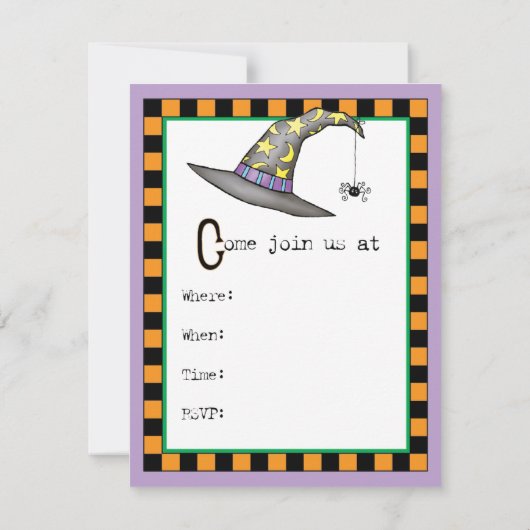 秋田ウィッチ招待状 (裏面)