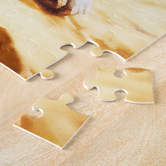 秋田オンビーチ夏ギフト愛犬家ギフトTa ジグソーパズル (側面)