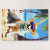 秋田オンビーチ夏ギフト愛犬家ギフトTa ジグソーパズル (横)