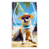 秋田オンビーチ夏ギフト愛犬家ギフトTa スモールペーパーバッグ (裏面)