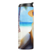 秋田オンビーチ夏ギフト愛犬家ギフトTa タンブラー (回転左)