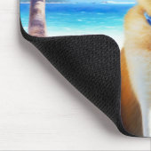 秋田オンビーチ夏ギフト愛犬家ギフトTa マウスパッド (コーナー)