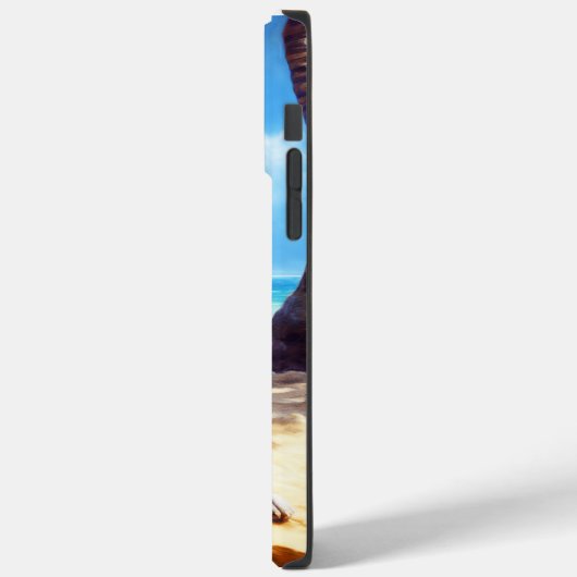 秋田オンビーチ夏ギフト愛犬家ギフトTa Case-Mate iPhoneケース (裏面 / 左)