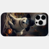 秋田カボチャのハロウィンおばけ Case-Mate iPhoneケース (裏面 (横))