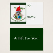 秋田クリスマスギフト名札 (正面&裏面)