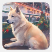 秋田クリスマスクルーズ：ポーソウルホリデーディライト スクエアシール (正面)