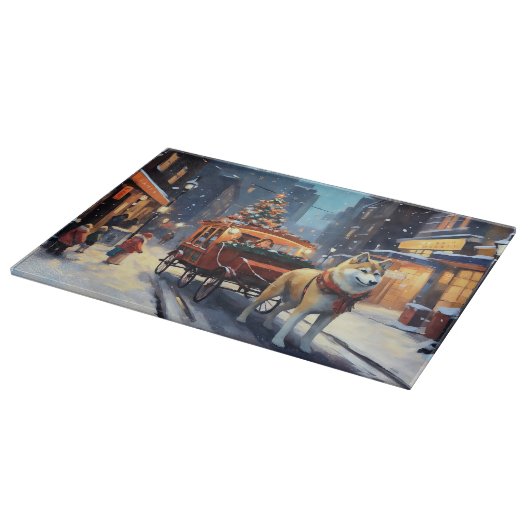 秋田クリスマスフェスティバルシーズン カッティングボード (角)