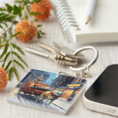 秋田クリスマスフェスティバルシーズン キーホルダー (正面右)