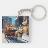 秋田クリスマスフェスティバルシーズン キーホルダー (裏面)