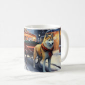 秋田クリスマスフェスティバルシーズン コーヒーマグカップ (正面右)