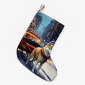秋田クリスマスフェスティバルシーズン スモールクリスマスストッキング (正面 (吊り時))