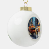 秋田クリスマスフェスティバルシーズン セラミックボールオーナメント (左)