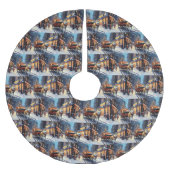 秋田クリスマスフェスティバルシーズン ブラッシュドポリエステルツリースカート (正面)