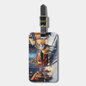 秋田クリスマスフェスティバルシーズン ラゲッジタグ (正面縦)