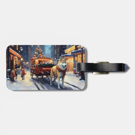 秋田クリスマスフェスティバルシーズン ラゲッジタグ (裏面横)