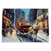 秋田クリスマスフェスティバルシーズン ラージペーパーバッグ (正面)