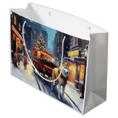 秋田クリスマスフェスティバルシーズン ラージペーパーバッグ (裏面アングル)