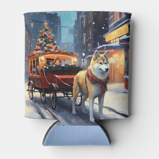 秋田クリスマスフェスティバルシーズン 缶クーラー (正面)