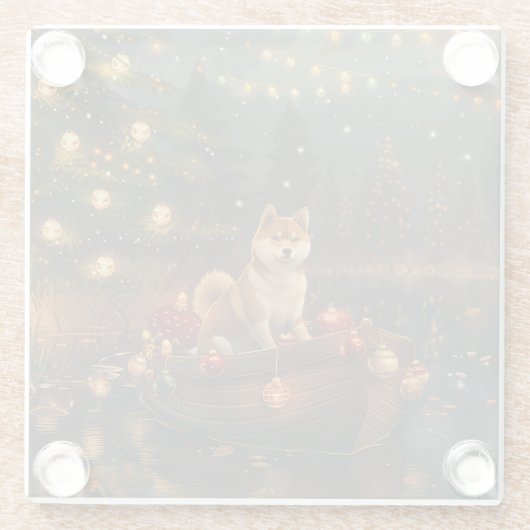 秋田クリスマスフェスティバル航海 ガラスコースター (裏面)